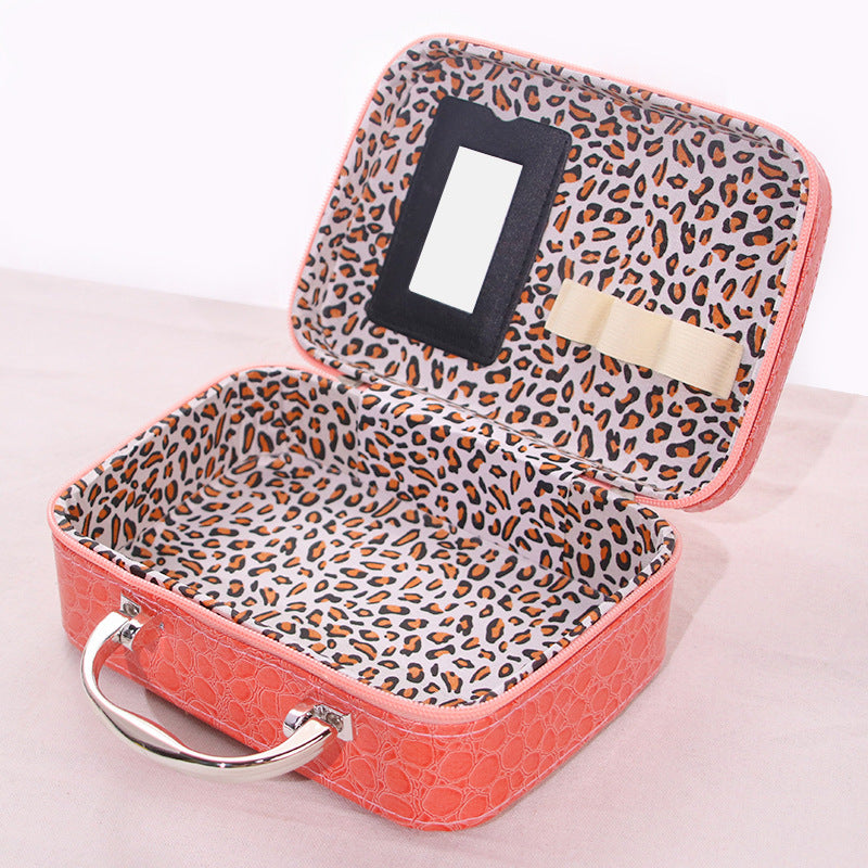 Portable Sewing Kit in Faux Leather Case