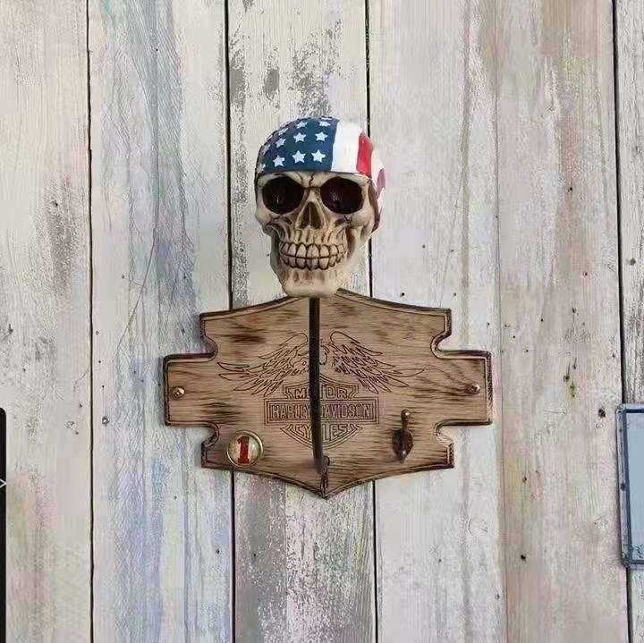 Motorcycle Skull Helmet Holder(🎁Halloween gift for riders)