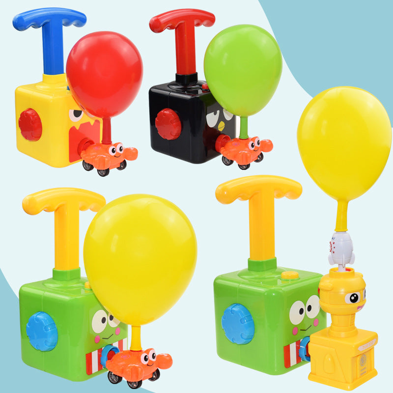 🎁Fun Packed Balloon Car Toy Pump Set