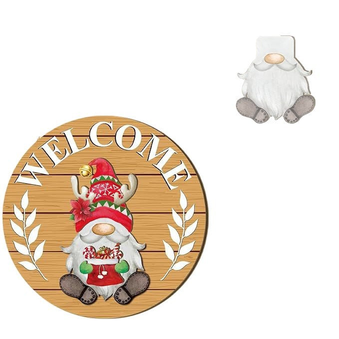 🐮 Interchangeable Welcome Sign Gnome Sign