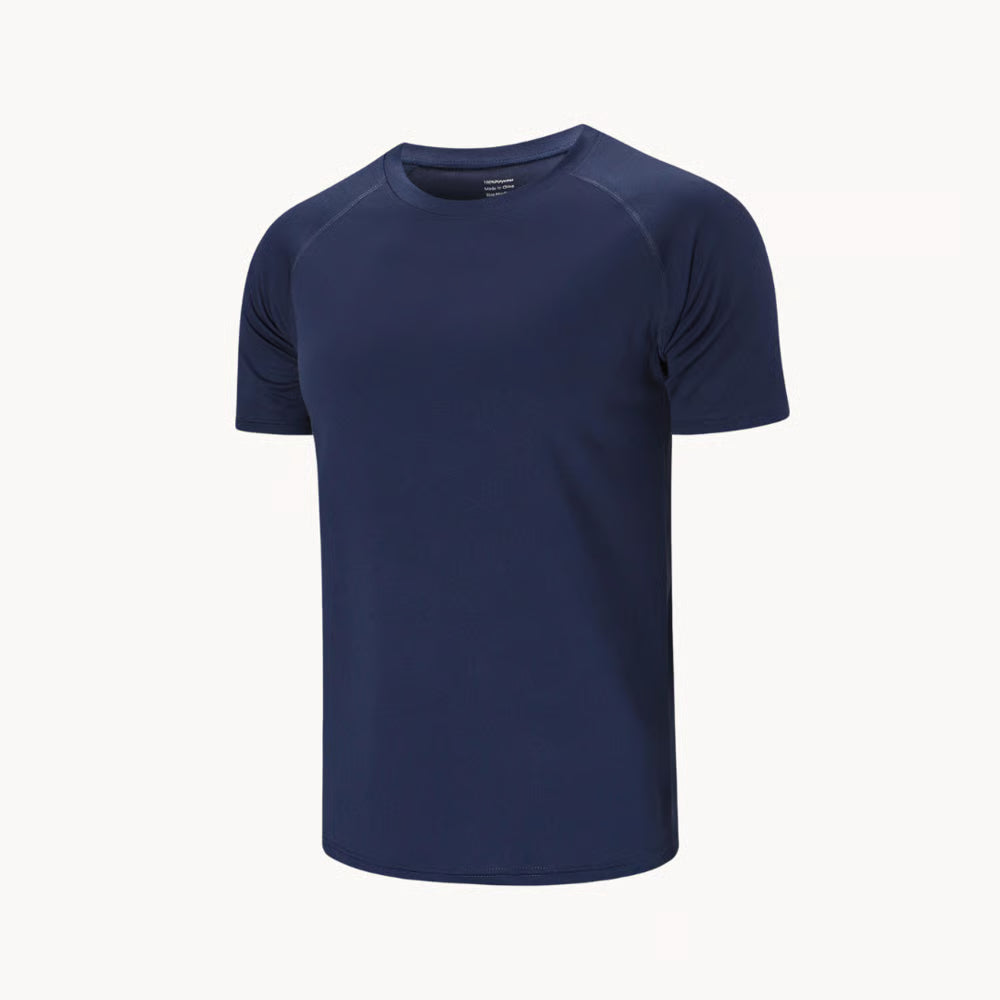 Men's Plain Round Neck Raglan Sleeve