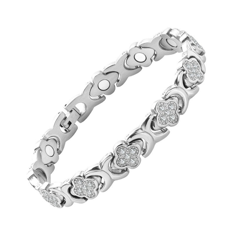 Infinity Clover Copper Magnetic Bracelet
