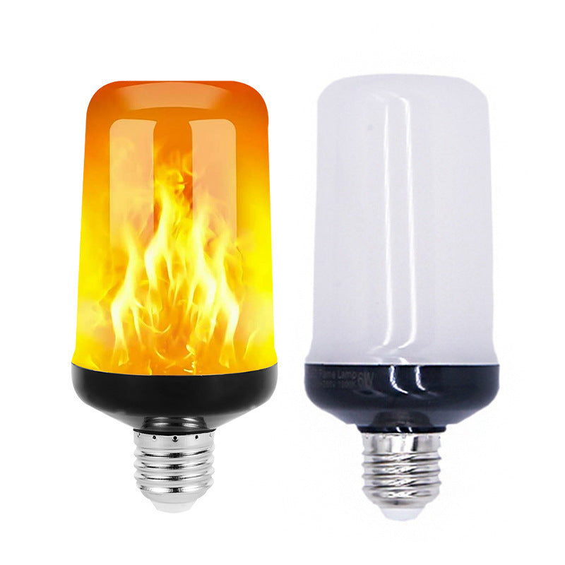 🔥👻LED Flame Light Bulbs, 4 Modes Flickering Light Bulbs with Upside Down Effect