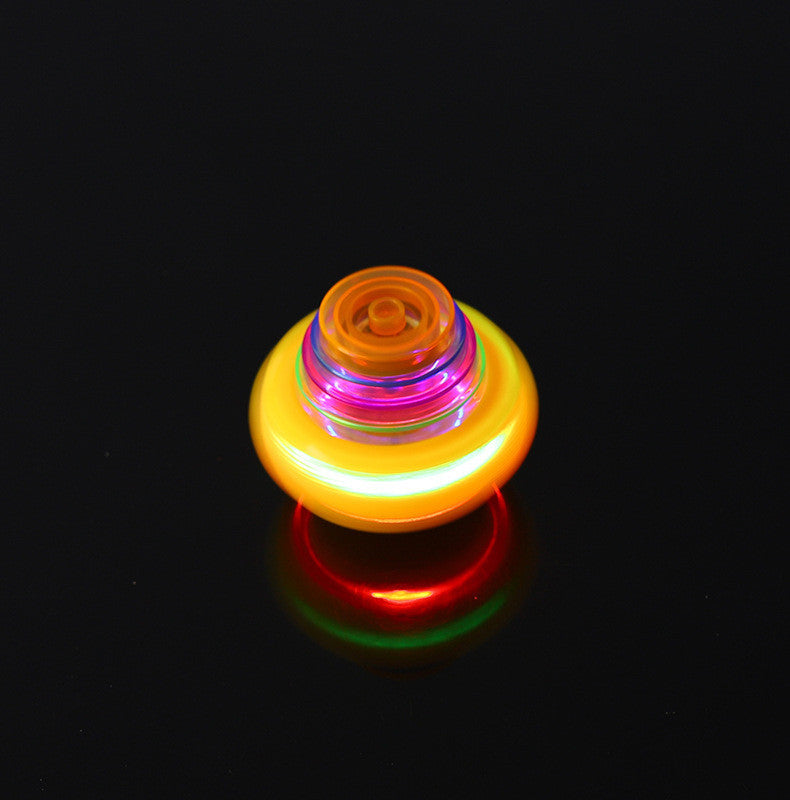 Music Flashing Spinners Toy With Launcher