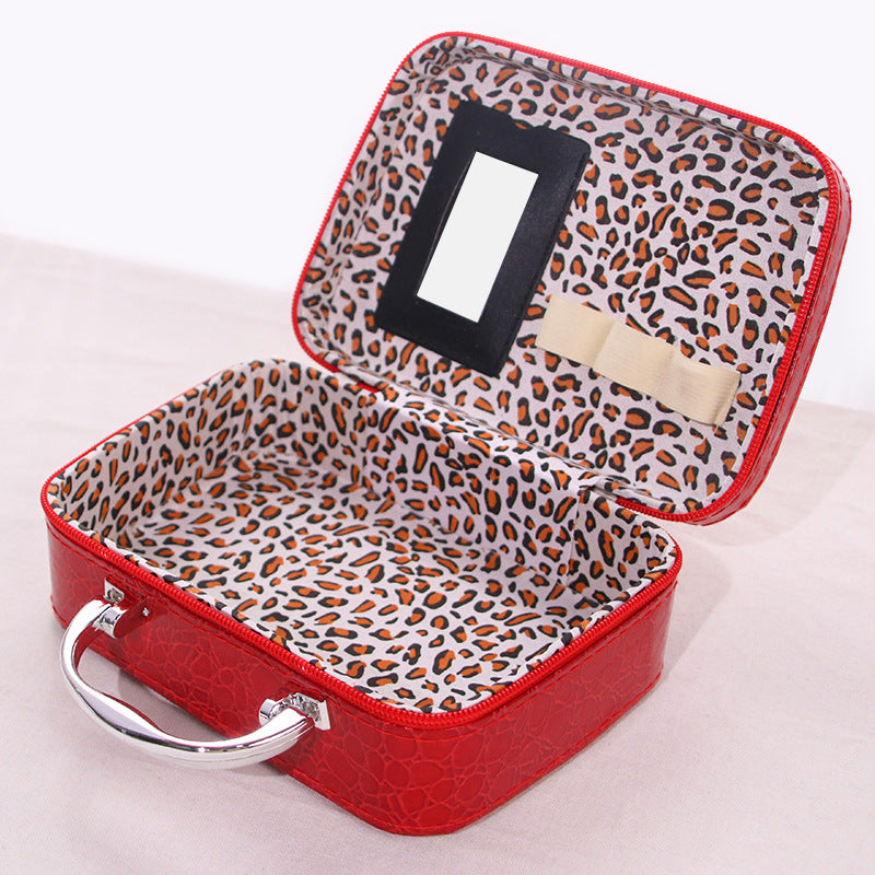 Portable Sewing Kit in Faux Leather Case