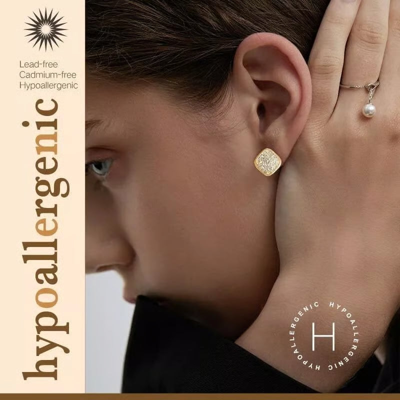 Magnetic Diamond Double-sided Stud Earrings(Left Ear + Right Ear)