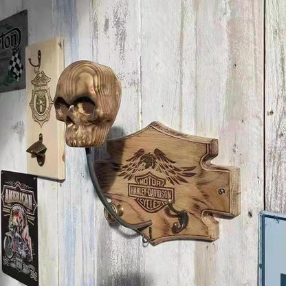 Motorcycle Skull Helmet Holder（🎁Halloween gift for riders）