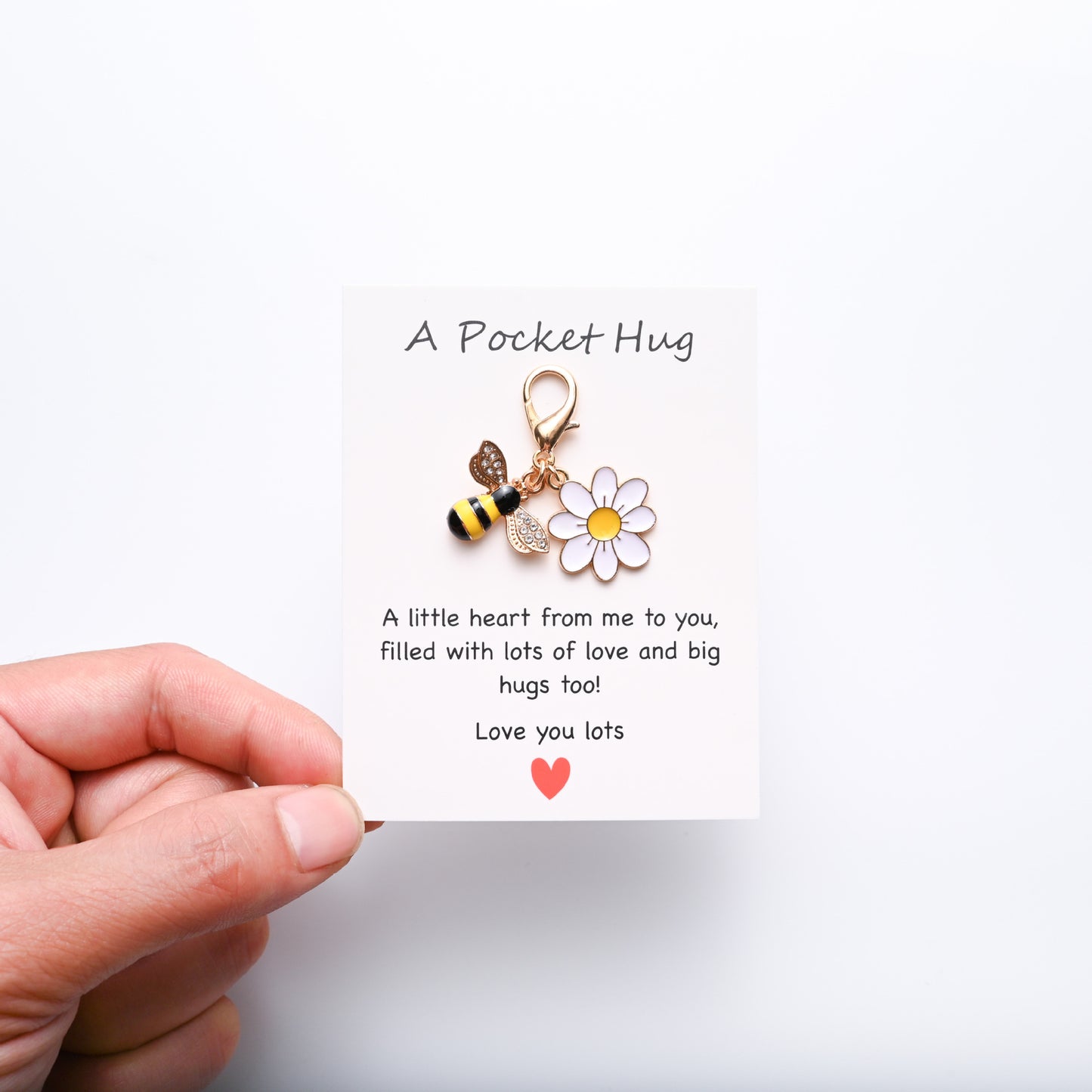 ✨Crafted by Hand-20 Sets Hug Favors(🦋Butterfly, Ladybird, Flower, Bee)