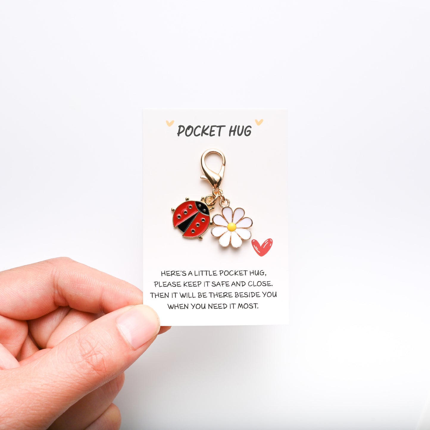 ✨Crafted by Hand-20 Sets Hug Favors(🦋Butterfly, Ladybird, Flower, Bee)