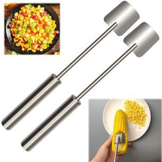 Long Handle Stainless Steel Corn Stripping Tool