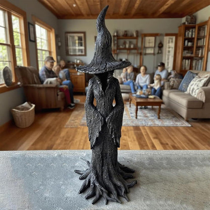🧙‍♀️💫Hand-Painted Enchanting Witch Statue: The Guardian of Your Home