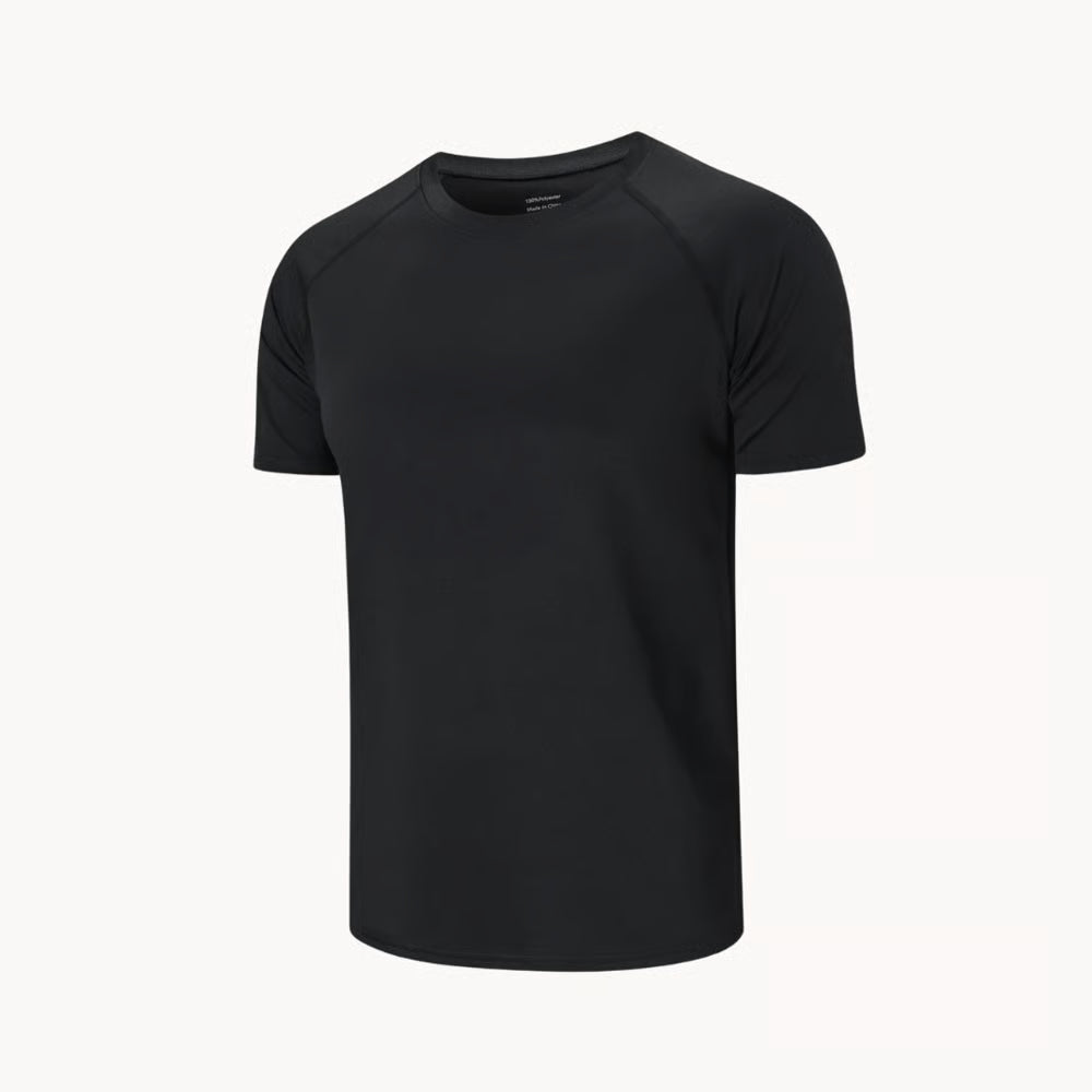 Men's Plain Round Neck Raglan Sleeve