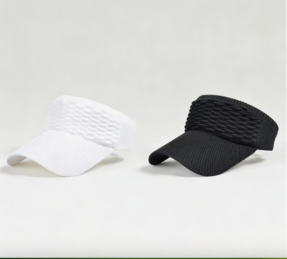 2-Pack Women's High Ponytail Sun Visor Hats