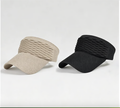 2-Pack Women's High Ponytail Sun Visor Hats