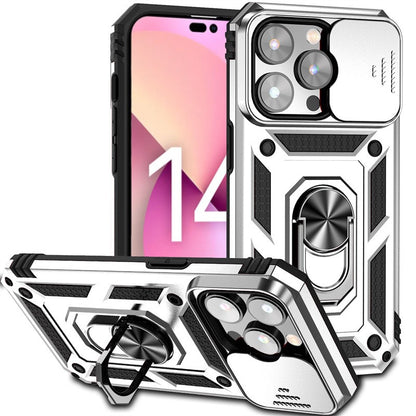 Magnetic Car Finger Ring 3-in-1 Phone Case