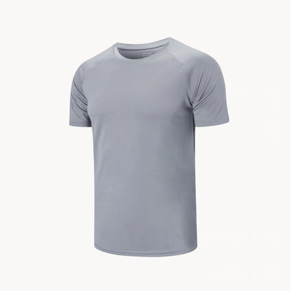 Men's Plain Round Neck Raglan Sleeve