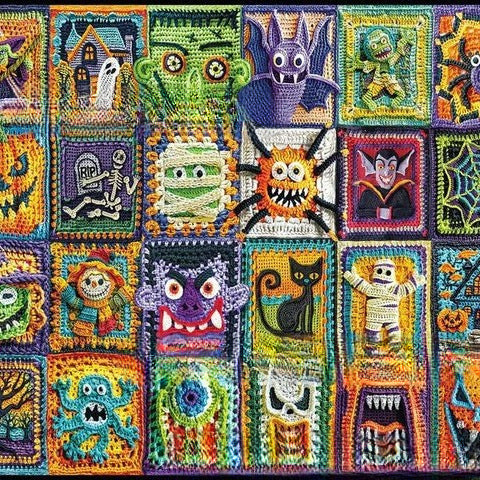 🔥Early Halloween Sale - Halloween Crochet Puzzle