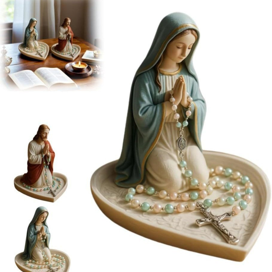 🔥Virgin Mary Rosary Holder - ✝️With Necklace