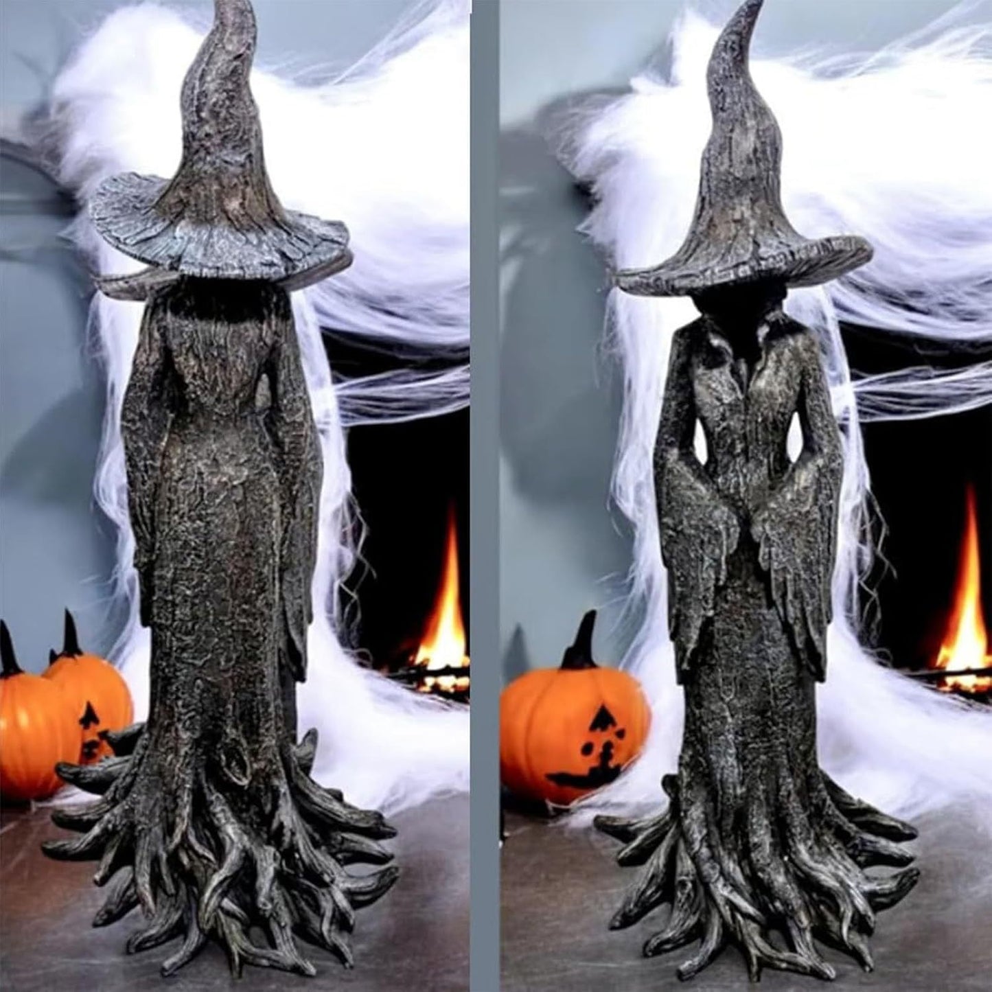🧙‍♀️💫Hand-Painted Enchanting Witch Statue: The Guardian of Your Home