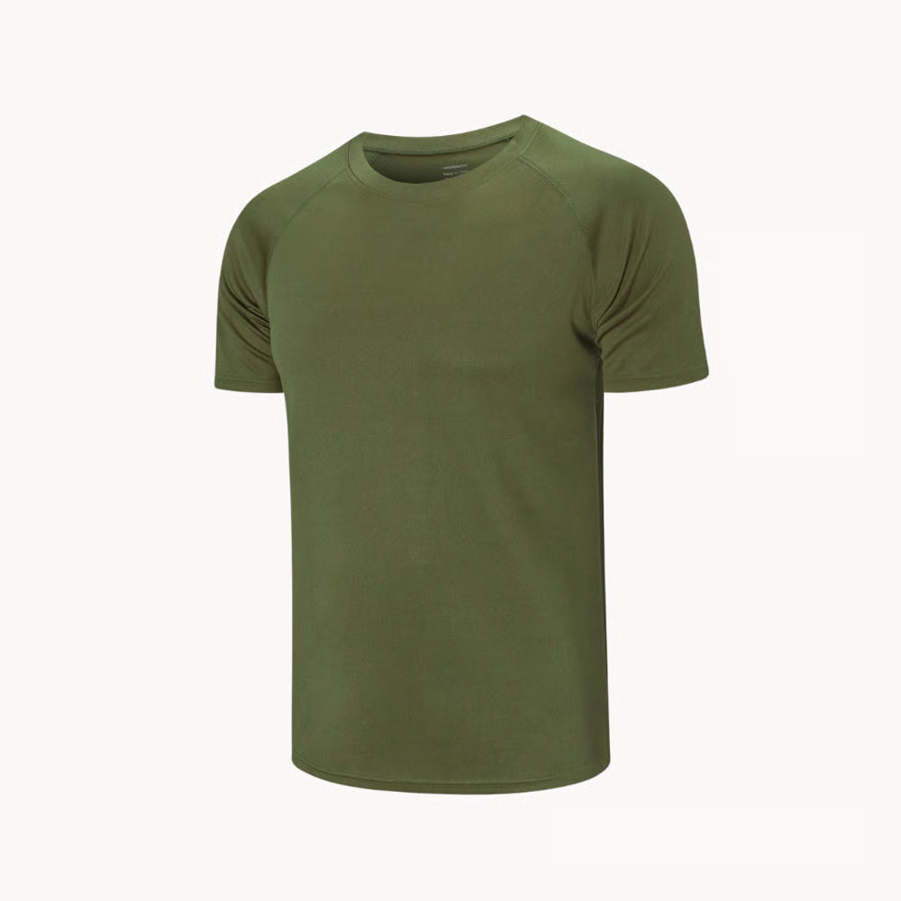 Men's Plain Round Neck Raglan Sleeve