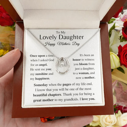 Mother's Day Daughter Gift- Horse Shoe Necklace
