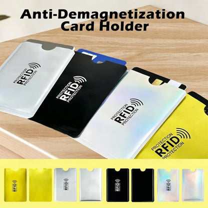 🔐8 Packs RFID Blocking Card Sleeves – Anti-Skimming Credit Card Protection Set