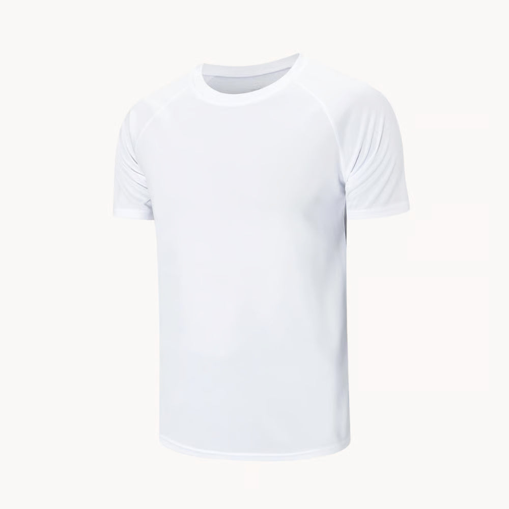 Men's Plain Round Neck Raglan Sleeve