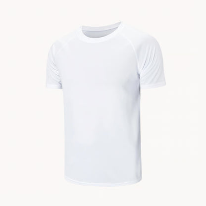 Men's Plain Round Neck Raglan Sleeve