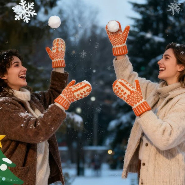 🖕✨The "Naughty List" Mittens | Cozy Knit with a Hidden Attitude