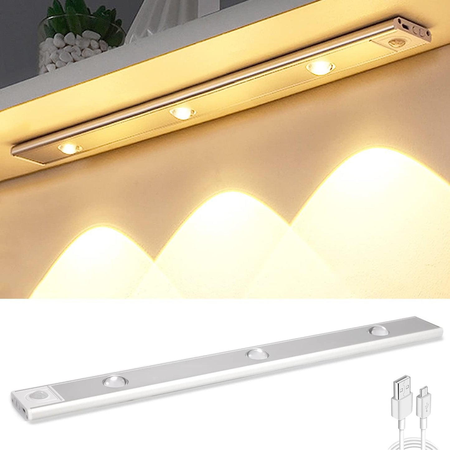 Smart Motion-Sensing LED Under Cabinet Light