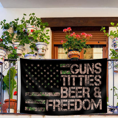 American Flag Pattern Garden Flag without Flagpole