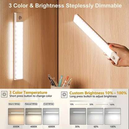Smart Motion-Sensing LED Under Cabinet Light