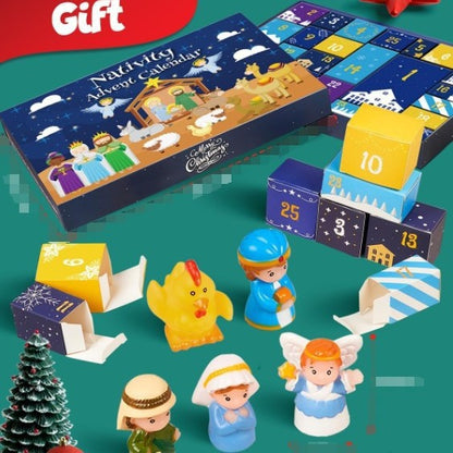 🎄🏆Christmas Hot Sale 50% Off - 2025 Nativity Advent Calendar (25pcs) 💯NONTOXIC & ODORLESS