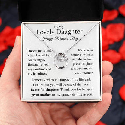Mother's Day Daughter Gift- Horse Shoe Necklace