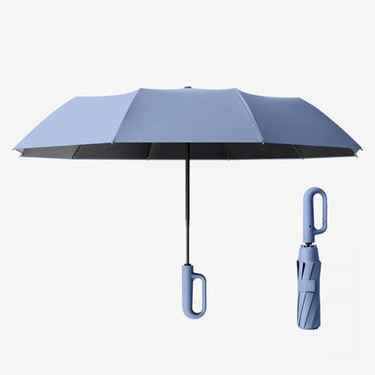 Creative Ring Buckle Windproof Reinforced Umbrella (Premium Quality, Proven Performance: Auto-Open, 125cm Wide, 20 Wind-Resistant Fiberglass Ribs – You Get What You Pay For.)