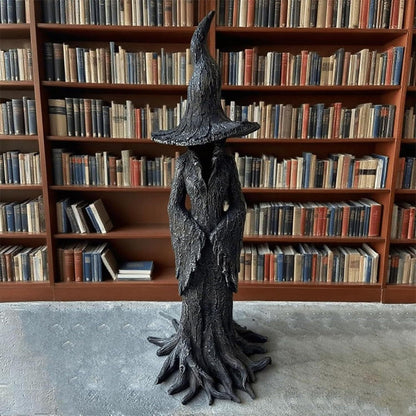 🧙‍♀️💫Hand-Painted Enchanting Witch Statue: The Guardian of Your Home