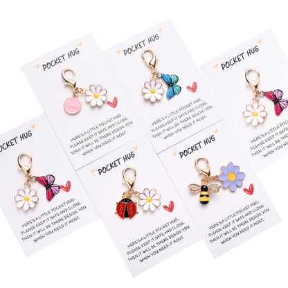 ✨Crafted by Hand-20 Sets Hug Favors(🦋Butterfly, Ladybird, Flower, Bee)