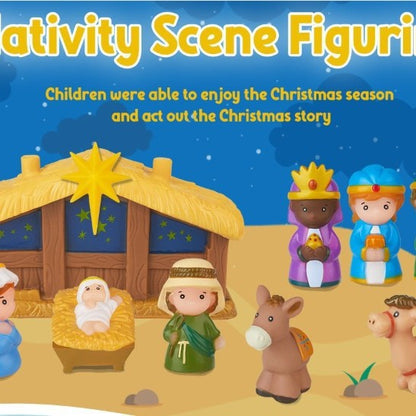 🎄🏆Christmas Hot Sale 50% Off - 2025 Nativity Advent Calendar (25pcs) 💯NONTOXIC & ODORLESS