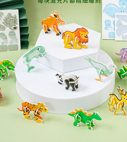 🔥Educational 3D Cartoon Puzzle