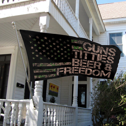 American Flag Pattern Garden Flag without Flagpole