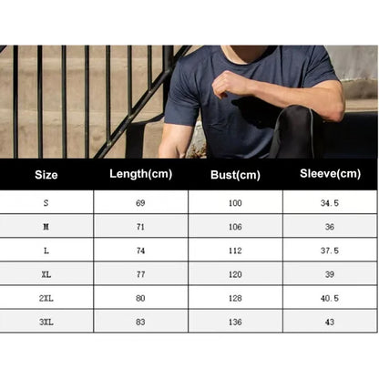Men's Plain Round Neck Raglan Sleeve