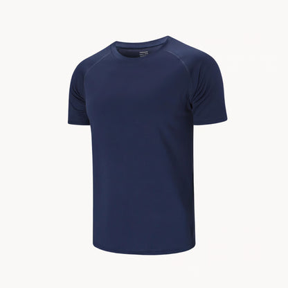 Men's Plain Round Neck Raglan Sleeve
