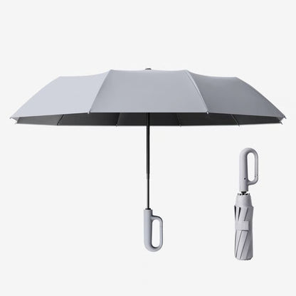 Creative Ring Buckle Windproof Reinforced Umbrella (Premium Quality, Proven Performance: Auto-Open, 125cm Wide, 20 Wind-Resistant Fiberglass Ribs – You Get What You Pay For.)