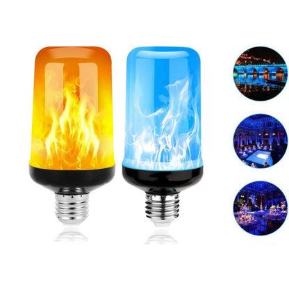 🔥👻LED Flame Light Bulbs, 4 Modes Flickering Light Bulbs with Upside Down Effect