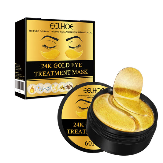 🏆 #1 Eye Treatment! 🏆--- Gold Eye Mask: See Results Instantly! (Reduces Dark Circles & Hydrates)
