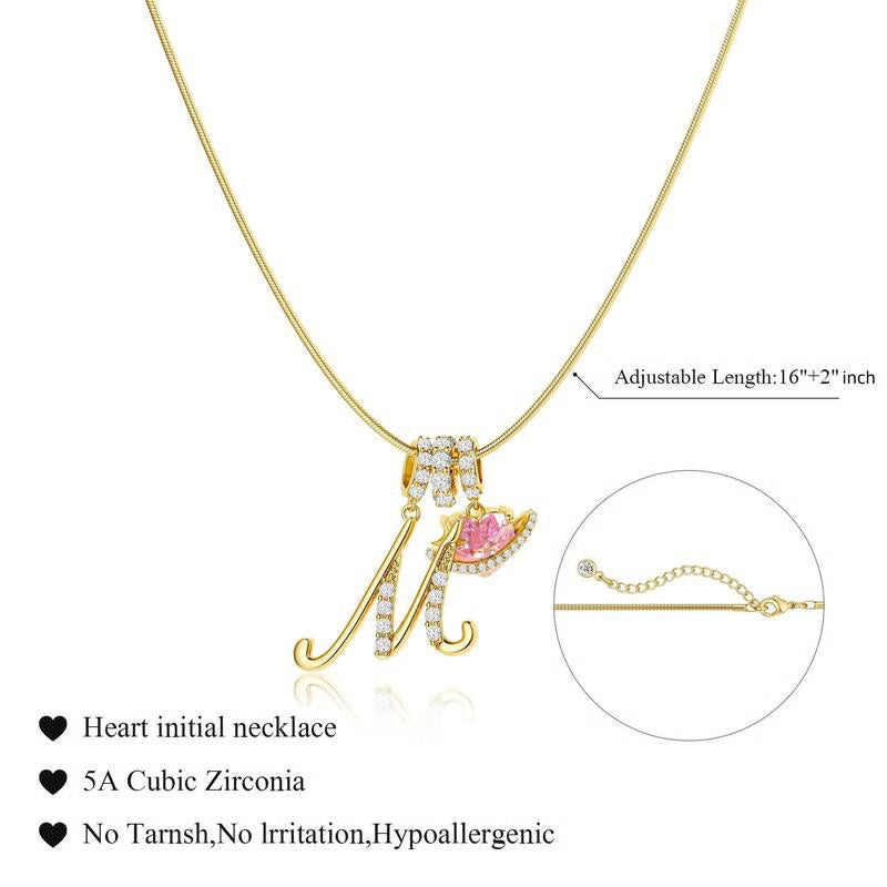 💖 LAST DAY – 57% OFF ✨ 3-layer pendant necklaces with initials A-Z 🎀 | Personalized & elegant
