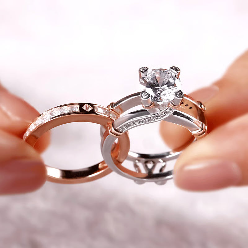 Special Sterling Silver Interchangeable Ring Set