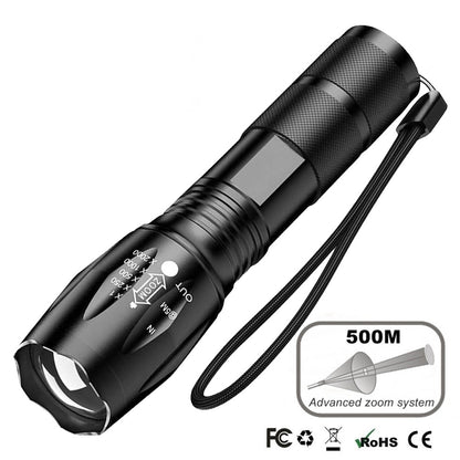 UltraBright Tactical Rechargeable Flashlight