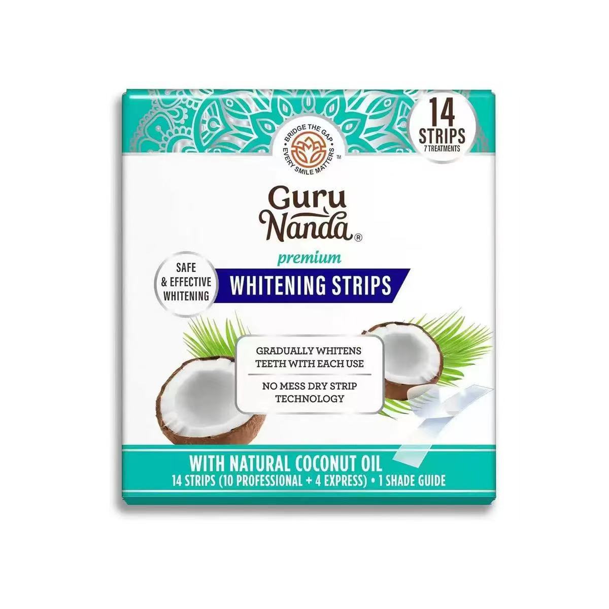 Premium Teeth Whitening Strips – Enamel-Safe with Coconut Oil