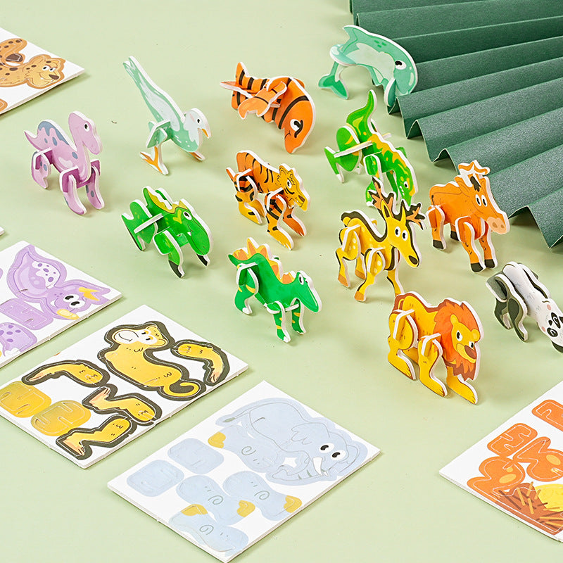 🔥Educational 3D Cartoon Puzzle